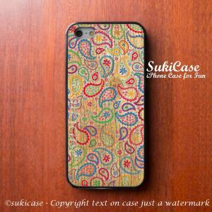 Wooden Paisley Iphone 5s Case Vintage Wood..