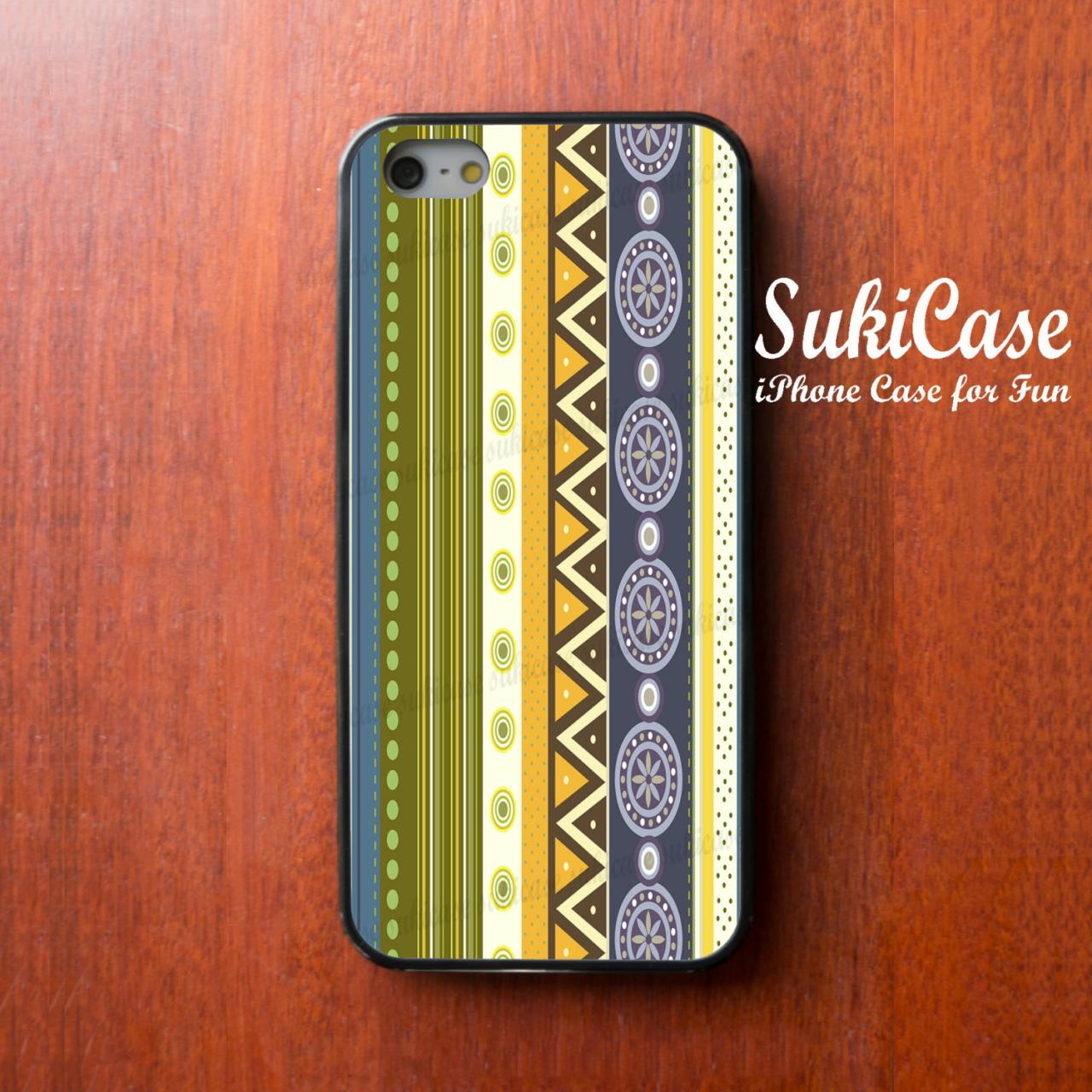 Yellow Vertical Aztec Tribal Native Iphone 5s Case Iphone Case Iphone 5 Case Iphone 4 Case Samsung Galaxy S4 S3 Cover Iphone 5c Iphone 4s