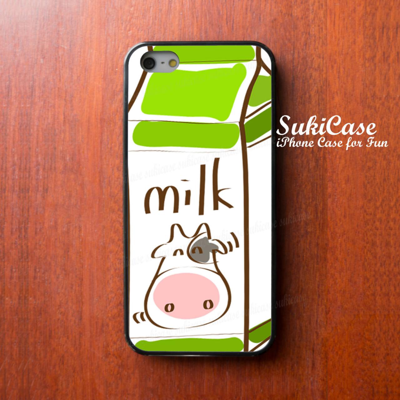 Iphone 5s Case Cute Funny Cow Ox Milk Box Iphone Case Iphone 5 Case Iphone 4 Case Samsung Galaxy S4 S3 Cover Iphone 5c Case Iphone 4s Case
